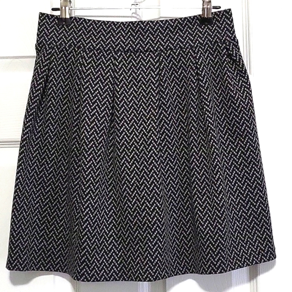 Candie's Chevron print skater skirt